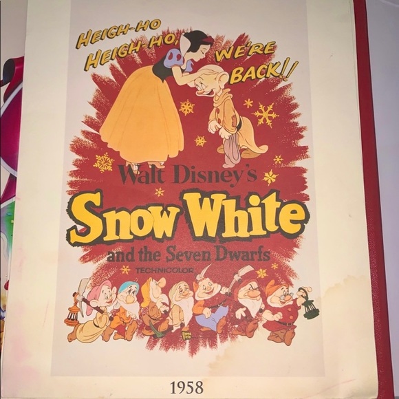 VINTAGE DISNEY PRINTS SNOW WHITE - Picture 2 of 9